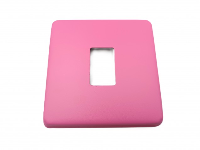 Light Switch Cover Plate Conversion In pink double or single switch
