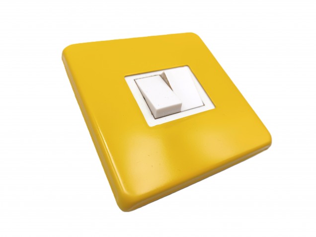 Yellow Light Switch Cover Plate Conversion