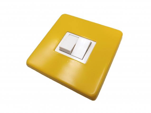 Yellow Light Switch Cover Plate Conversion