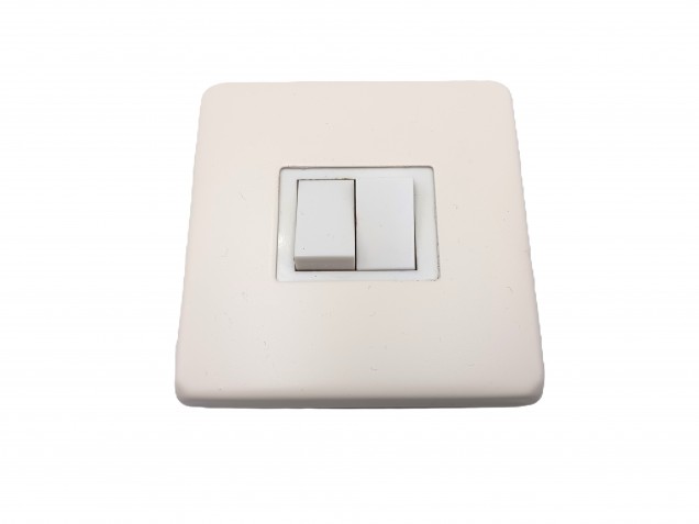 Ivory Light single Switch Cover Plate single or double 
