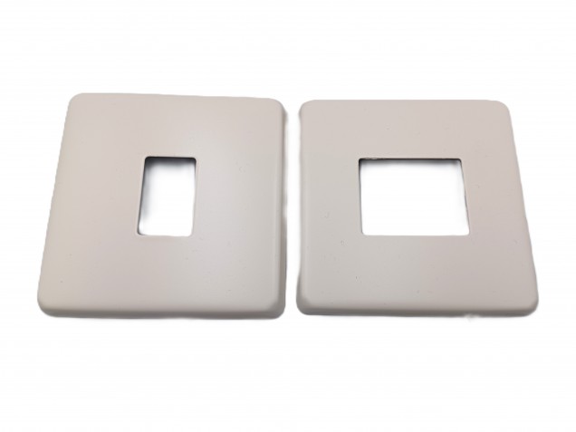 Ivory Light single Switch Cover Plate single or double 