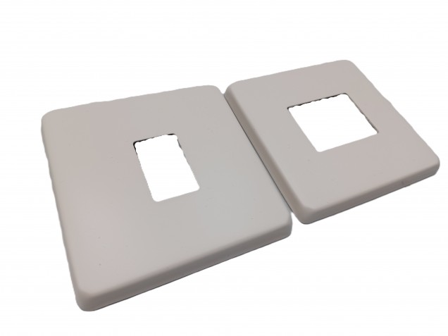 Ivory Light single Switch Cover Plate single or double 