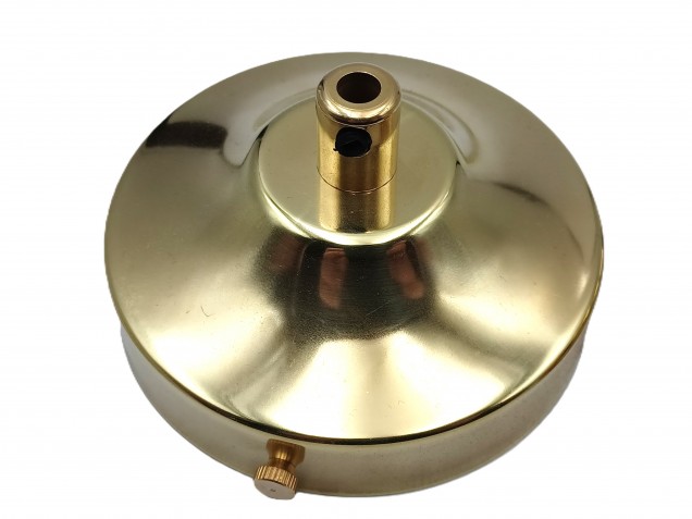 Brass Metal Ceiling Rose Light Pendant Set E27 Lamp Holder with 100mm Ceiling Rose