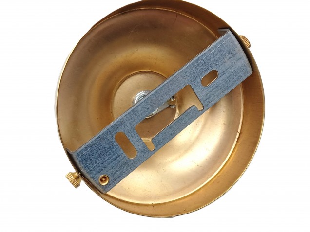 Brass Metal Ceiling Rose Light Pendant Set E27 Lamp Holder with 100mm Ceiling Rose