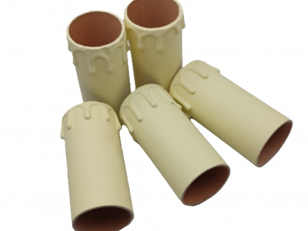 Candle Tubes cream Drip Card 95mm x 39mm 5 pack