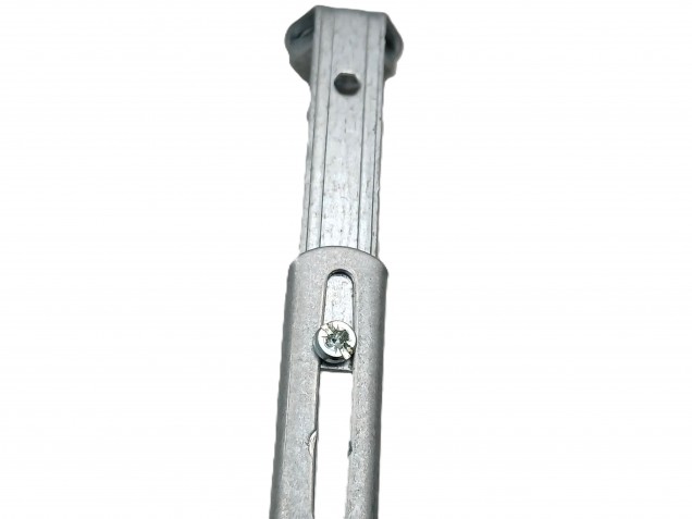 E14 SES Lamp Holder With Adjustable Metal Stem Leg 100 - 120mm Height 23mm Width