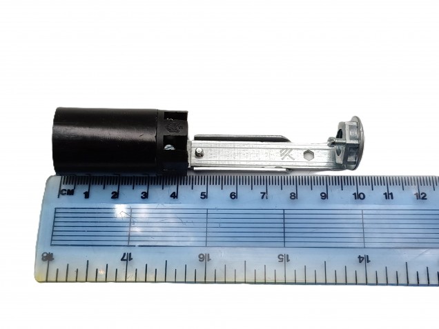 E14 SES Lamp Holder With Adjustable Metal Stem Leg 100 - 120mm Height 23mm Width