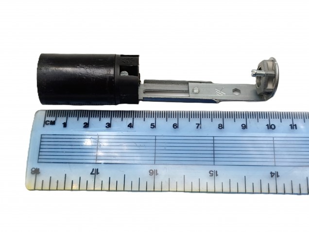 E14 Lamp Holder Adjustable Metal Stem Leg 80 - 100mm Height 