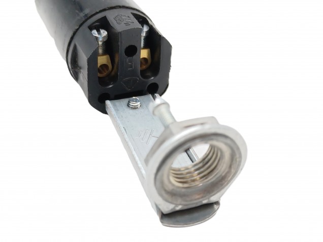 E14 Lamp Holder Adjustable Metal Stem Leg 80 - 100mm Height 