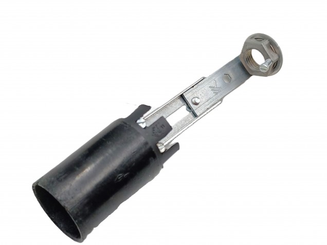 E14 Lamp Holder Adjustable Metal Stem Leg 80 - 100mm Height 