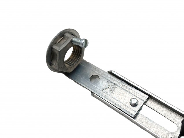 E14 Lamp Holder Adjustable Metal Stem Leg 80 - 100mm Height 