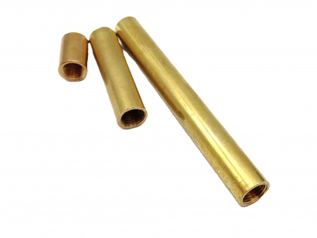 Brass hollow threaded spacer M10 3 sizes