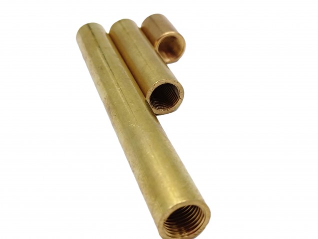Brass hollow threaded spacer M10 3 sizes