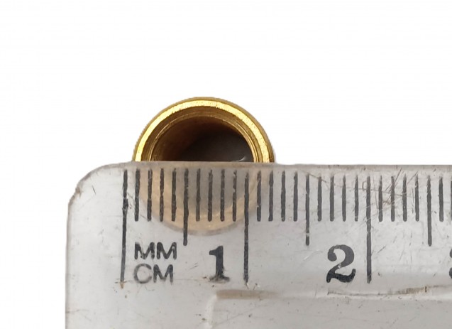 Brass hollow threaded spacer M10 3 sizes
