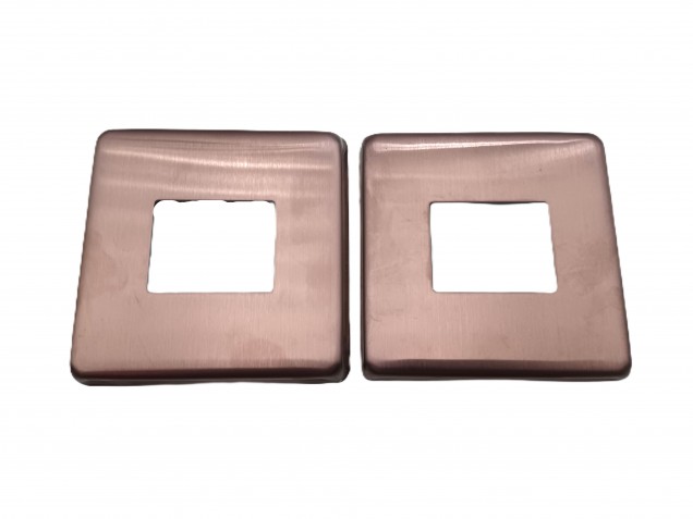 Light Switch Cover Plate Conversion In Antique Double B Stock Pack Of Two