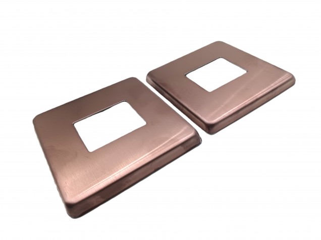 Light Switch Cover Plate Conversion In Antique Double B Stock Pack Of Two