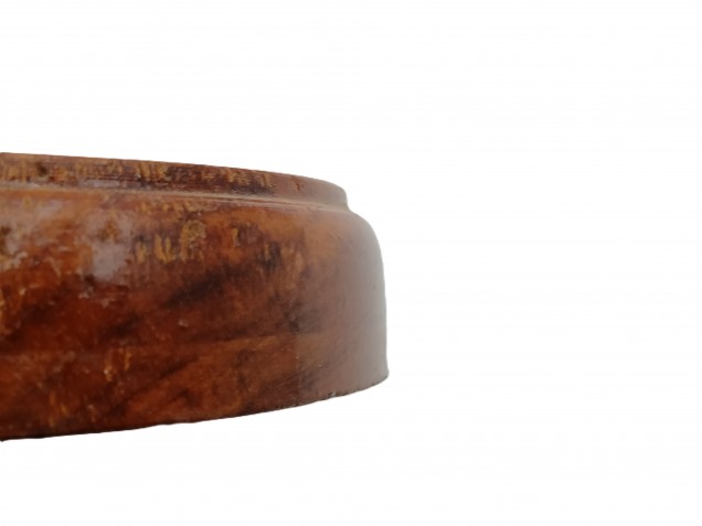 Oak Wooden Ceiling Pattress Round 120mm Varnished