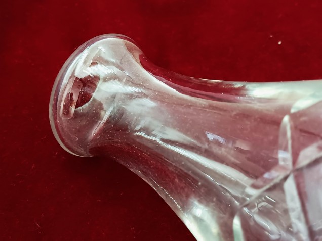 Vintage Chandelier Cut Glass Stem  