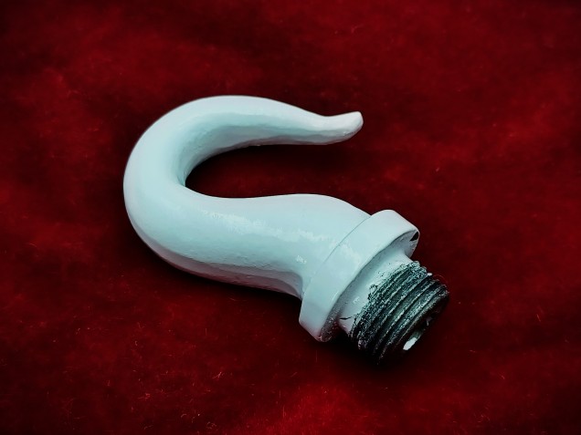 White chandelier hook heavy duty cast iron ceiling hook 