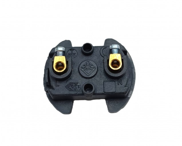 E27 ES 3 part lamp holder silver plain skirt