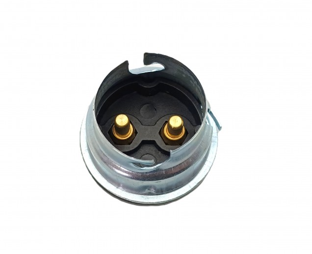 B22 Bakelite lamp holder in silver