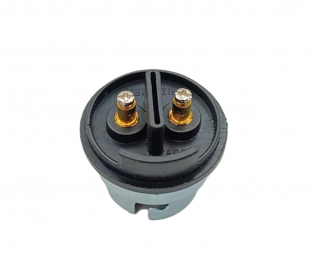 B22 Bakelite lamp holder in gold