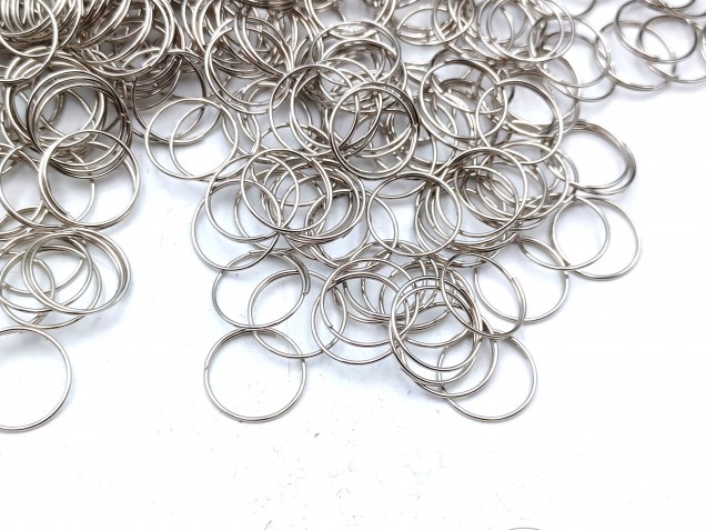 Chrome Chandelier Connecting Rings 11mm 50g Approx =520 Rings