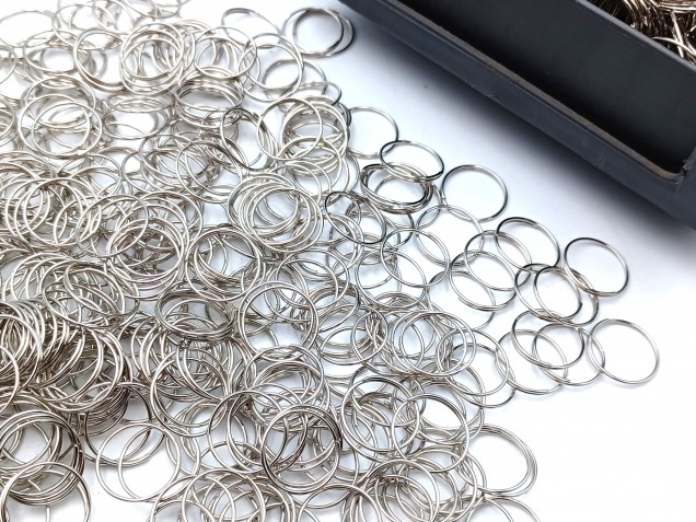 Chrome Chandelier Connecting Rings 11mm 50g Approx =520 Rings