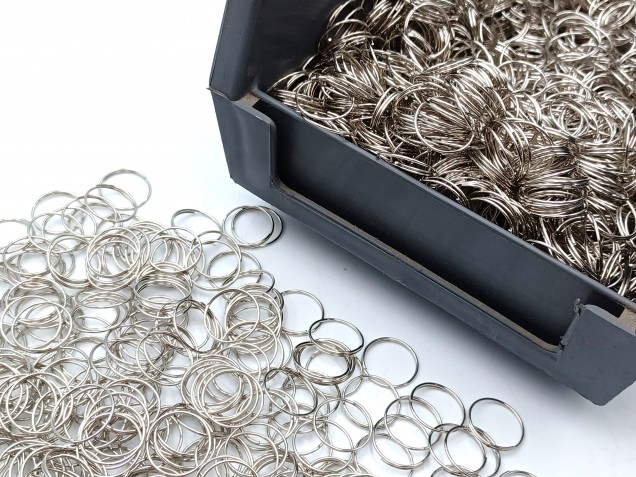 Chrome Chandelier Connecting Rings 11mm 50g Approx =520 Rings