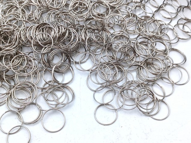 Chrome Chandelier Connecting Rings 11mm 50g Approx =520 Rings