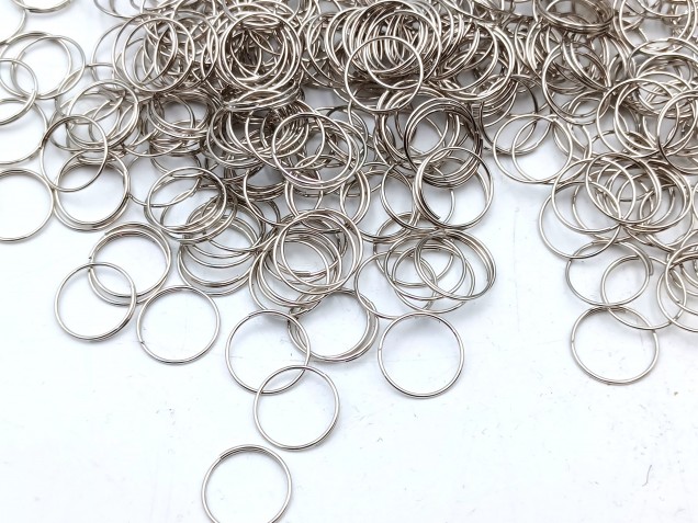 Chrome Chandelier Connecting Rings 11mm 50g Approx =520 Rings