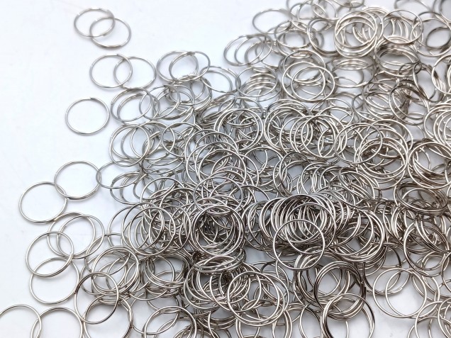 Chrome Chandelier Connecting Rings 11mm 50g Approx =520 Rings