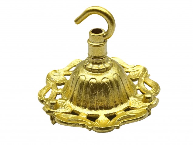 Antique iron 3 hook ceiling pendant hanger