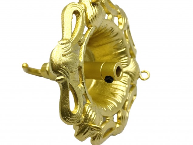 Antique iron 3 hook ceiling pendant hanger