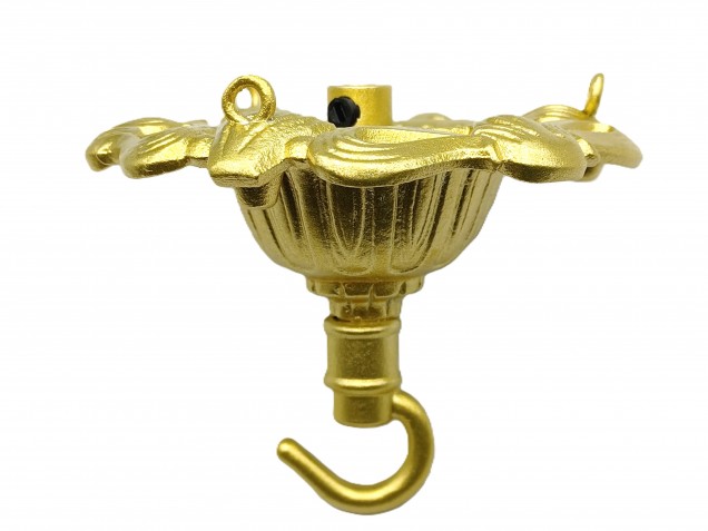 Antique iron 3 hook ceiling pendant hanger