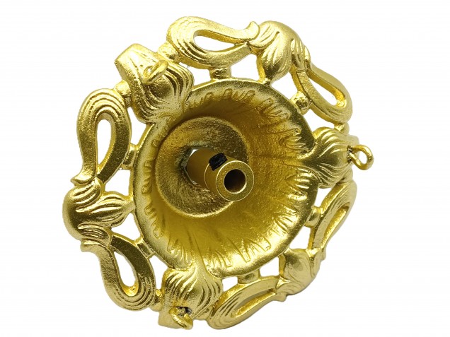 Antique iron 3 hook ceiling pendant hanger