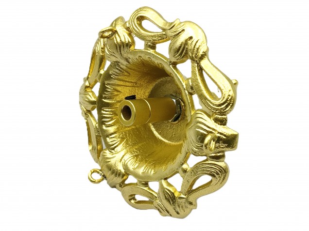 Antique iron 3 hook ceiling pendant hanger