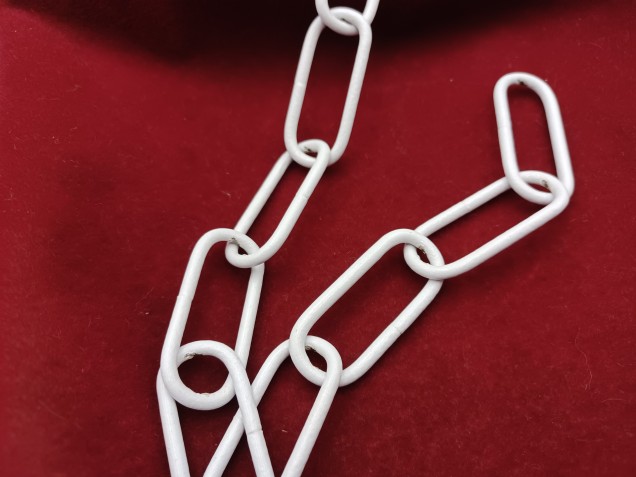 White Chandelier ceiling rose Hook and chain