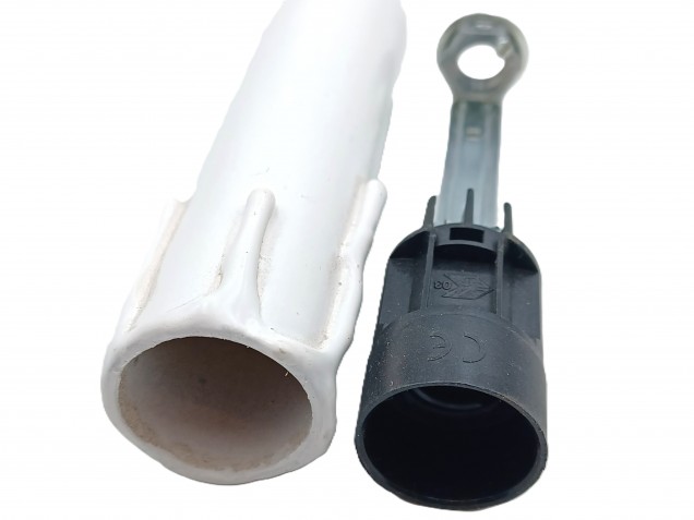 Candle Tube Sleeve White Drip card And Lamp Holder E14 