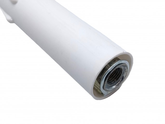 Candle Tube Sleeve White Drip Plastic And Lamp Holder E14