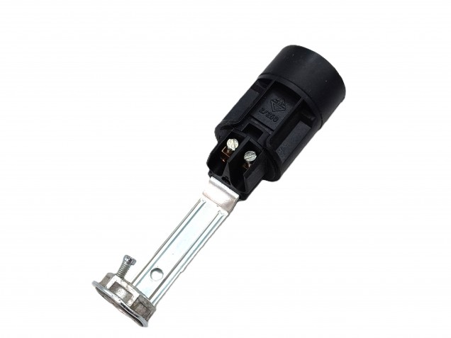 Candle Tube 85mm x 24mm white Drip Plastic With Lamp Holder E14 SES To Fit 