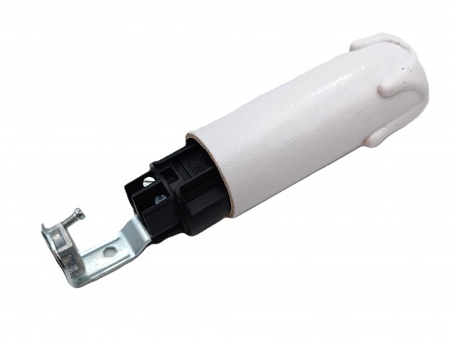 Candle Tube white Drip card 65mm And Lamp Holder E14 