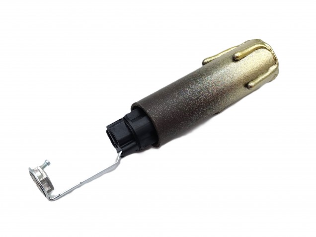 Candle Tube gold and brown Drip card 85mm And Lamp Holder E14