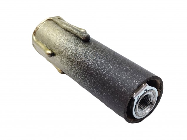 Candle Tube gold and brown Drip card 85mm And Lamp Holder E14