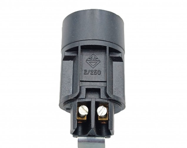 E14 Lamp Holder With chrome Candle Tube 85mm X 24mm