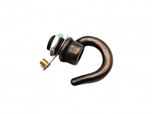 Dark antique brass LARGE DOME Ceiling Hook with screws and chain 15kgs max load