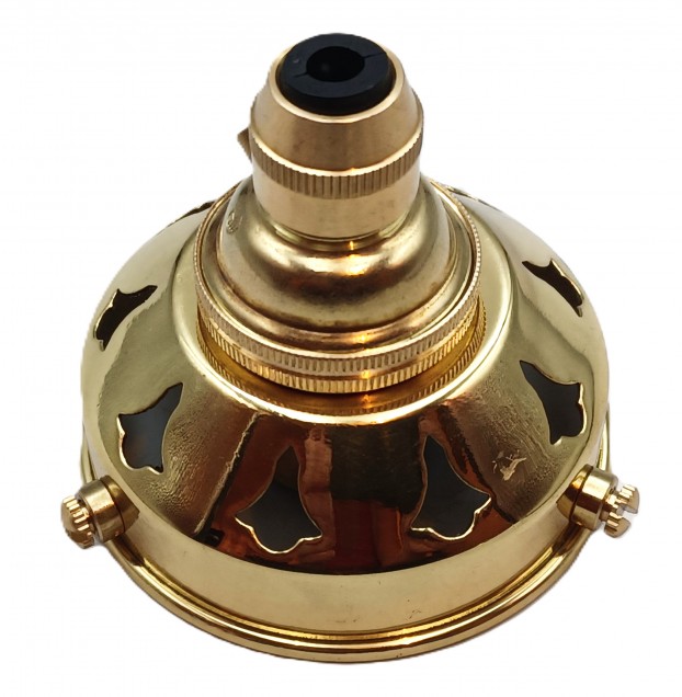 Brass Lamp Shade Gallery Pendant Set  Choice Of Gallery Size