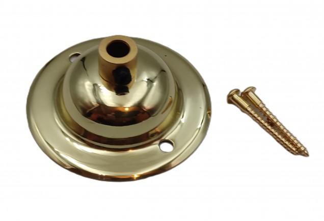 Brass Lamp Shade Gallery Pendant Set  Choice Of Gallery Size