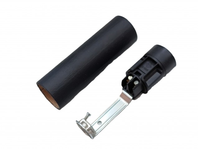 Candle Tube Sleeve black plain card And Lamp Holder E14