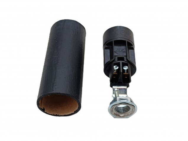 Candle Tube Sleeve black plain card And Lamp Holder E14